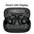 MCDODO HP-007 Open-Ear True Wireless Earbuds with LED Display BT Headphones IPX4 Water Resistant, up to 24 Hours Play Time- Black
